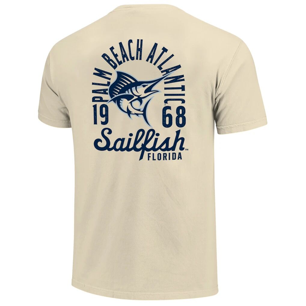 Palm Beach Atlantic Sailfish Comfort Colors Mascot Overlay T-Shirt