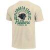 Plymouth State Panthers Comfort Colors Mascot Overlay T-Shirt - Cream - Detail View