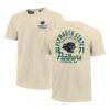 Plymouth State Panthers Comfort Colors Mascot Overlay T-Shirt - Cream - Front View