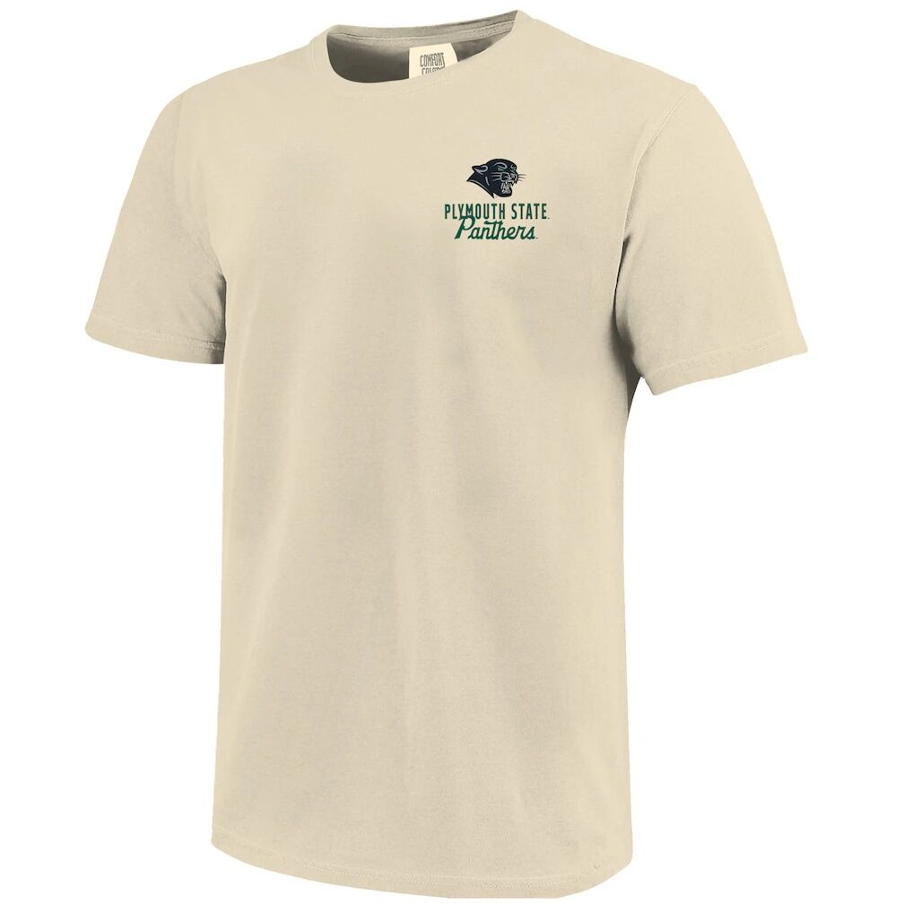 Plymouth State Panthers Comfort Colors Mascot Overlay T-Shirt