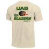 UAB Blazers Comfort Colors Mascot Overlay T-Shirt - Cream - Detail View