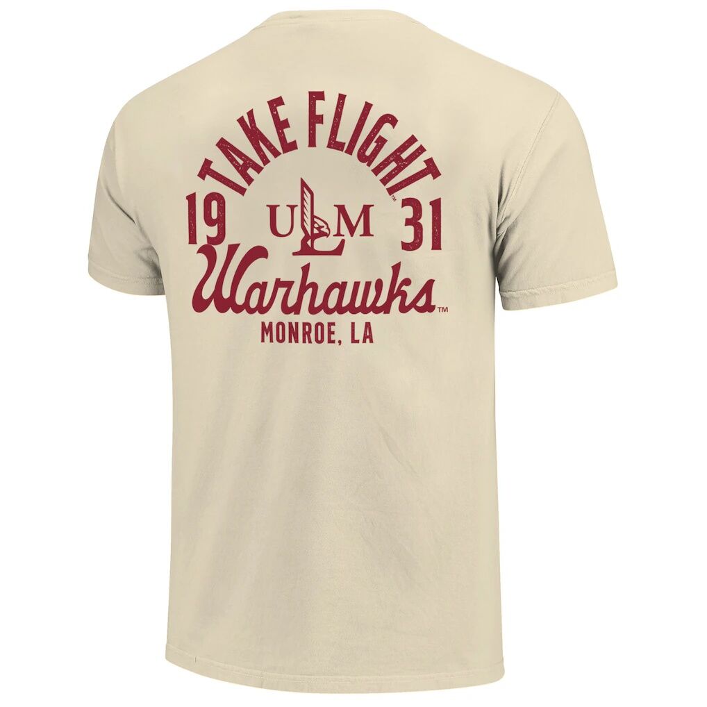 ULM Warhawks Comfort Colors Mascot Overlay T-Shirt