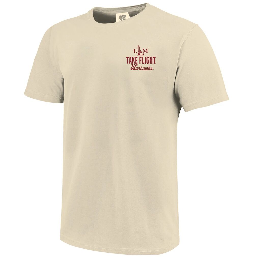 ULM Warhawks Comfort Colors Mascot Overlay T-Shirt