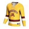 Minnesota Golden Gophers GameDay Greats Unisex NIL Pick-A-Player Men's Hockey Lightweight Jersey - Gold - Side View