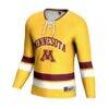 Minnesota Golden Gophers GameDay Greats Unisex NIL Pick-A-Player Women's Hockey Lightweight Jersey - Gold - Side View