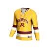 Minnesota Golden Gophers GameDay Greats Unisex Lightweight Men's Hockey Fashion Jersey - Gold - Side View