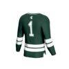 Michigan State Spartans GameDay Greats Unisex Lightweight Men's Hockey Fashion Jersey - Green - Detail View