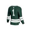 Michigan State Spartans GameDay Greats Youth Lightweight Fashion Men's Hockey Jersey - Green - Detail View