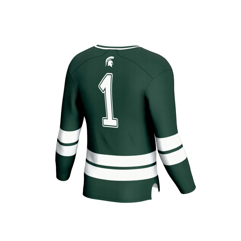 Michigan State Spartans GameDay Greats Youth Lightweight Fashion Men's Hockey Jersey