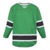 North Dakota CCM Replica Hockey Jersey - Kelly Green - - Detail View
