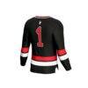 Northeastern Huskies GameDay Greats Unisex Lightweight Men's Hockey Team Fashion Jersey - Black - Detail View