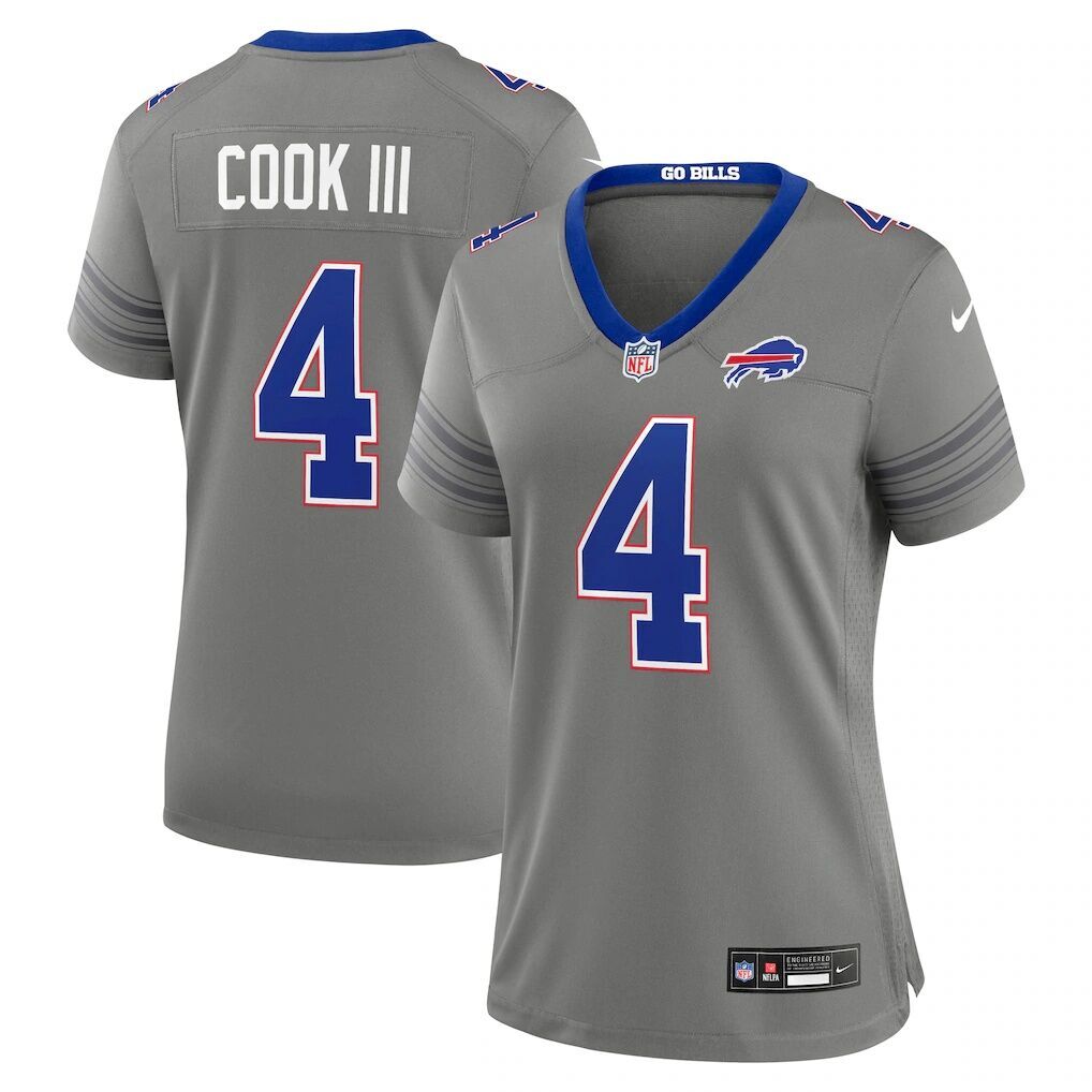 James Cook III Buffalo Bills Nike Women's Team Game Jersey - Royal