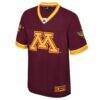 Minnesota Golden Gophers Colosseum Nothing But The Hits Football Jersey - - Side View