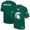 Michigan State Spartans Colosseum Nothing But The Hits Football Jersey - Green - Front View