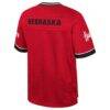 Nebraska Huskers Colosseum Nothing But The Hits Football Jersey - Red - Detail View