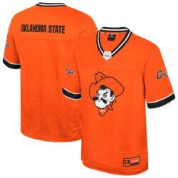 Oklahoma State Cowboys Colosseum Nothing But The Hits Football Jersey - Orange - Front View