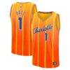 LaMelo Ball Charlotte Hornets Fashion7 Youth 2025/26 City Edition Fast Break Jersey - Orange - Front View
