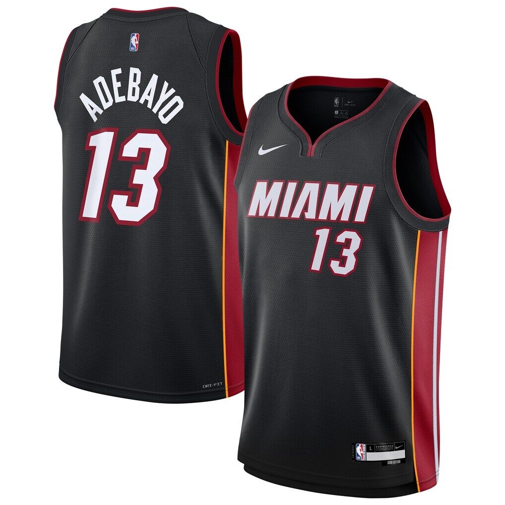 Bam Adebayo Miami Heat Nike Youth Swingman Jersey - Icon Edition