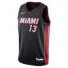 Bam Adebayo Miami Heat Nike Youth Swingman Jersey - Black - Side View