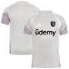 San Jose Earthquakes 2026 Competition Training Jersey - Silver - Front View