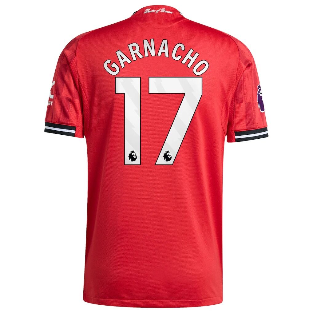 Alejandro Garnacho Manchester United adidas Home 2025/26 Authentic Player Jersey
