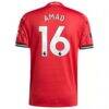Amad Diallo Manchester United adidas Home 2025/26 Authentic Player Jersey - Red - Detail View