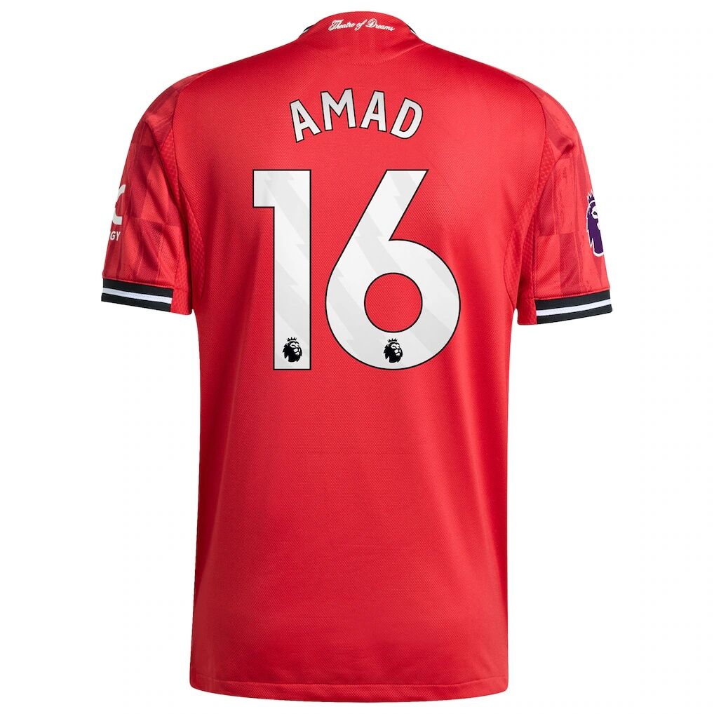 Amad Diallo Manchester United adidas Home 2025/26 Authentic Player Jersey