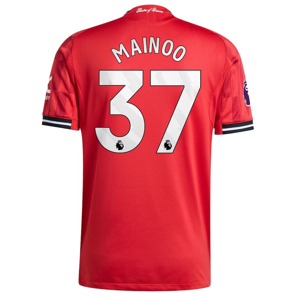 Kobbie Mainoo Manchester United adidas Home 2025/26 Authentic Player Jersey