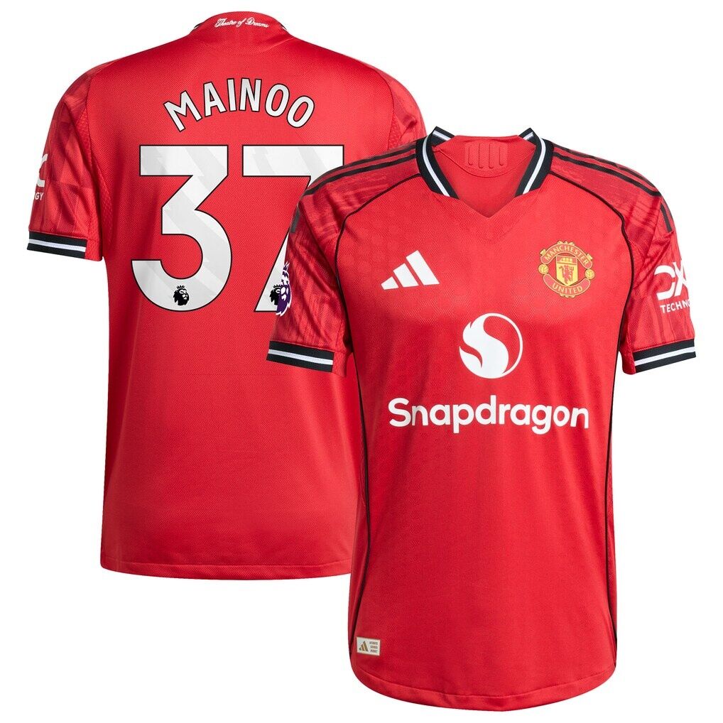 Kobbie Mainoo Manchester United adidas Home 2025/26 Authentic Player Jersey