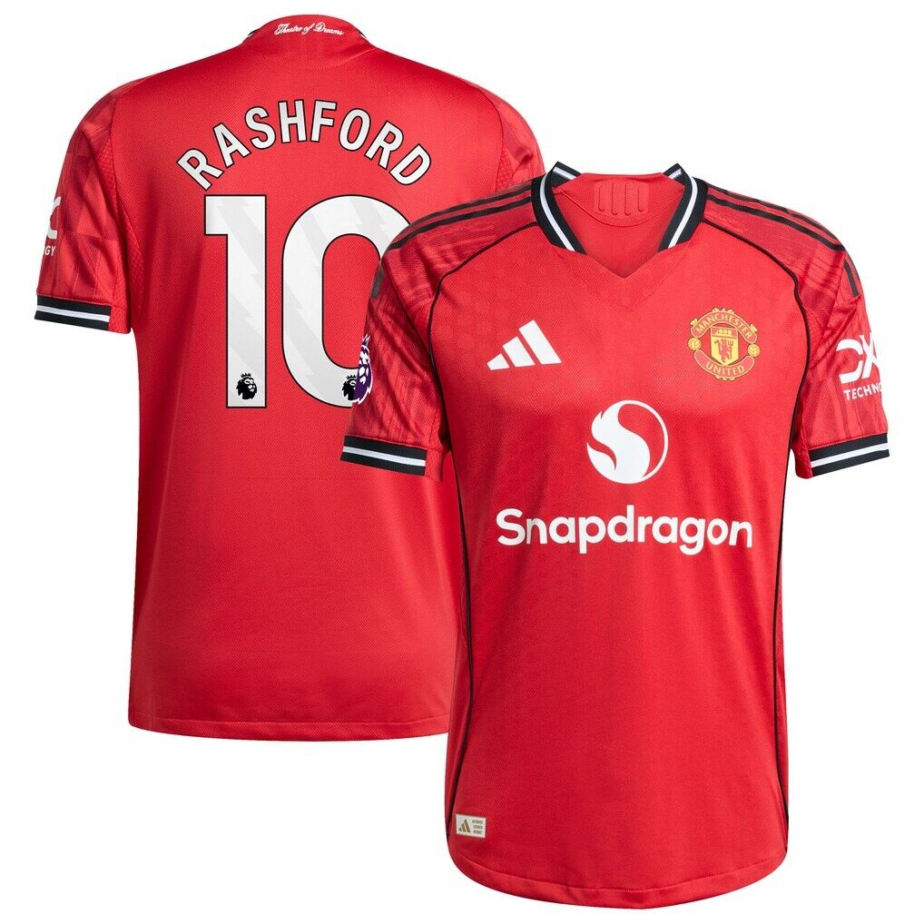 Marcus Rashford Manchester United adidas Home 2025/26 Authentic Player Jersey