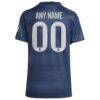 Real Madrid adidas Women's 2025/26 Away Replica Custom Jersey - Blue - Detail View
