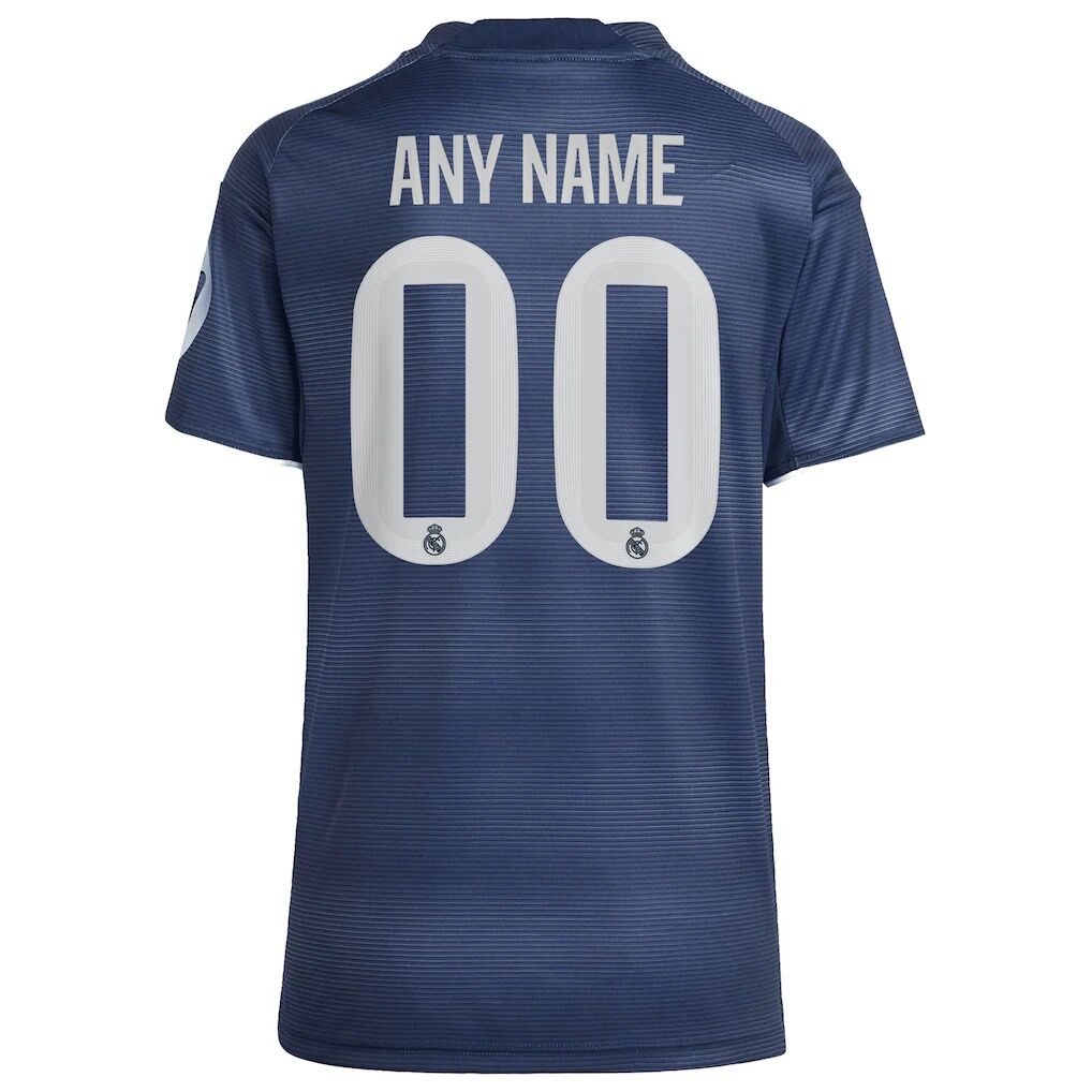 Real Madrid adidas Women's 2025/26 Away Replica Custom Jersey