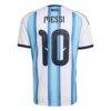 Lionel Messi Argentina National Team adidas 2026 Home Replica Jersey - White - Detail View