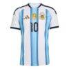 Lionel Messi Argentina National Team adidas 2026 Home Replica Jersey - White - Side View