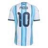Lionel Messi Argentina National Team adidas 2026 Home On-Field Authentic Jersey - White - Detail View