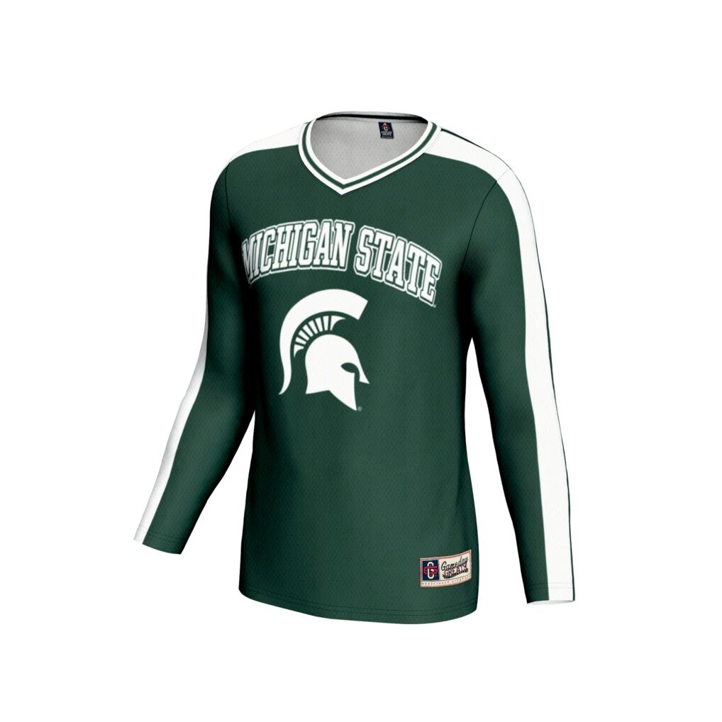 Michigan State Spartans GameDay Greats Unisex Women's Volleyball Lightweight Fashion Jersey