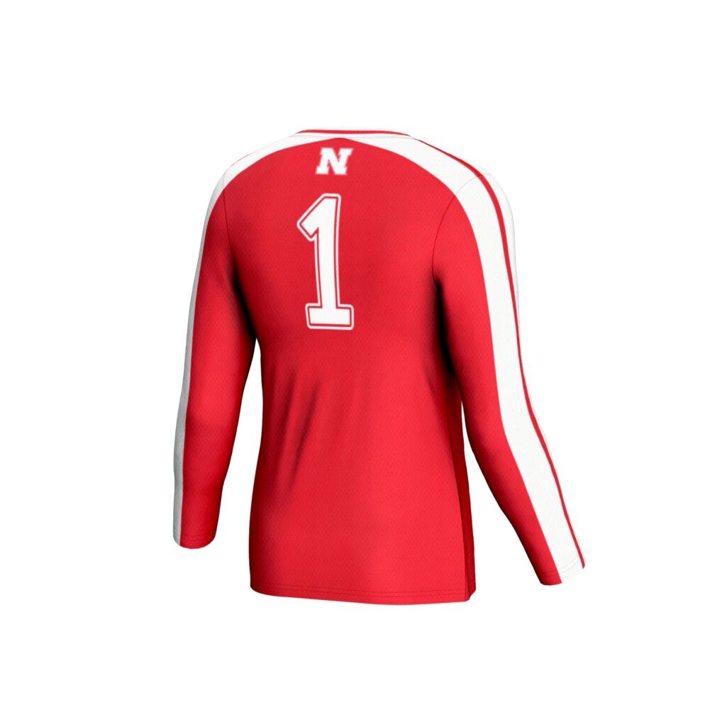 Nebraska Huskers GameDay Greats Youth Women's Volleyball Lightweight Fashion Jersey - Scarlet