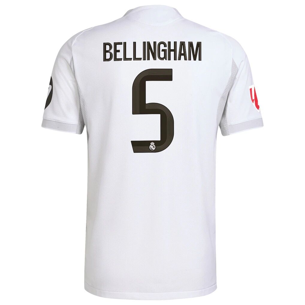 Jude Bellingham Real Madrid adidas 2025/26 Home Authentic Jersey