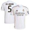 Jude Bellingham Real Madrid adidas 2025/26 Home Authentic Jersey - White - Front View