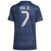 Vini Jr. Real Madrid adidas Women's 2025/26 Away Replica Player Jersey - Blue - Detail View