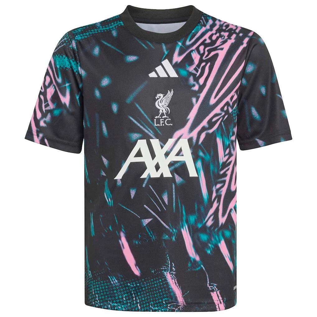 Liverpool adidas Youth 2025/26 Pre-Match Training Jersey