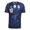Lionel Messi Argentina National Team adidas 2026 Away Authentic Player Jersey - Black - Front View