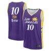Kelsey Plum Los Angeles Sparks Fashion7 Youth Explorer Edition Fast Break Replica Jersey - Purple - Front View