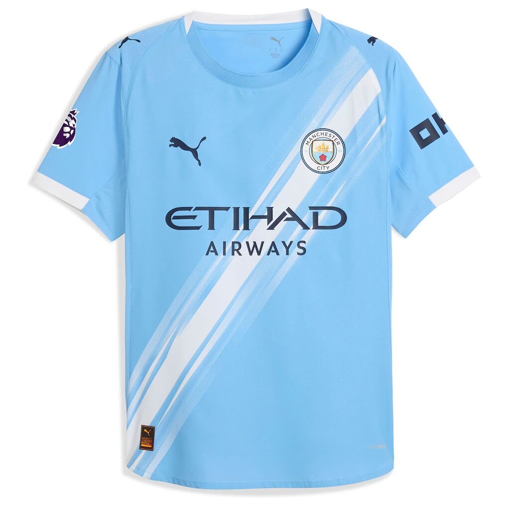 Erling Haaland Manchester City Puma 2025/26 Home Authentic Player Jersey - Sky Blue