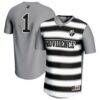 #1 Providence Friars GameDay Greats Unisex Lightweight Soccer Fashion Jersey - Silver - Front View