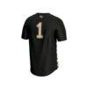 #1 Wake Forest Demon Deacons GameDay Greats Unisex Lightweight Soccer Fashion Jersey - Black - Front View