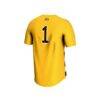 #1 Missouri Tigers GameDay Greats Unisex Lightweight Soccer Fashion Jersey - Gold - Front View