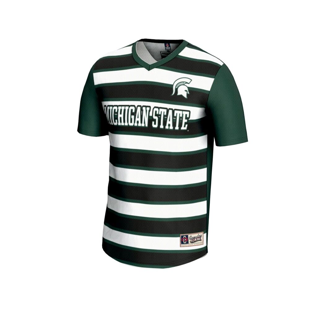 #1 Michigan State Spartans GameDay Greats Unisex Lightweight Soccer Fashion Jersey
