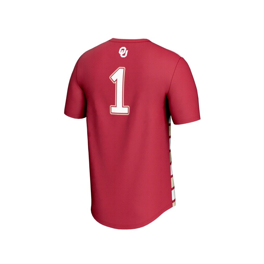 #1 Oklahoma Sooners GameDay Greats Unisex Lightweight Soccer Fashion Jersey