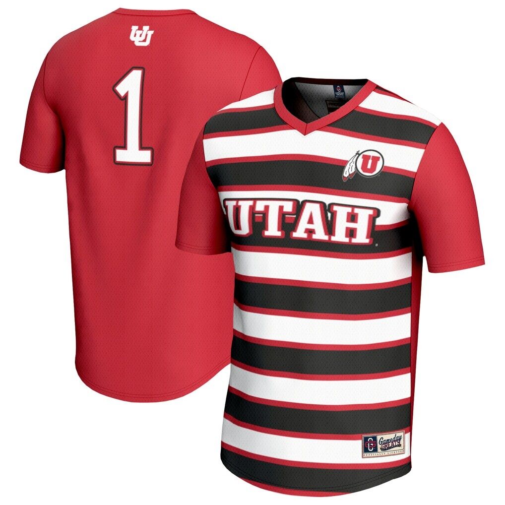 #1 Utah Utes GameDay Greats Unisex Lightweight Soccer Fashion Jersey